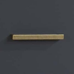 Antique brass gold handles on graphite background