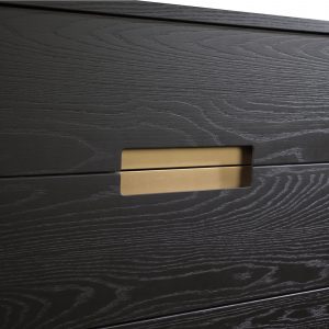 Como Golden Recessed Handle in Dusk