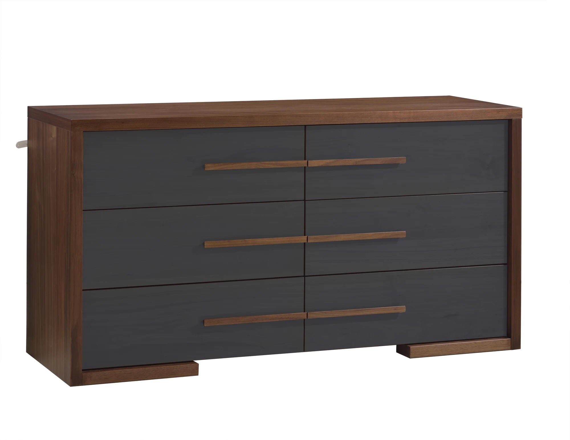 Aria Double Dresser 62’’ in Walnut/Dusk